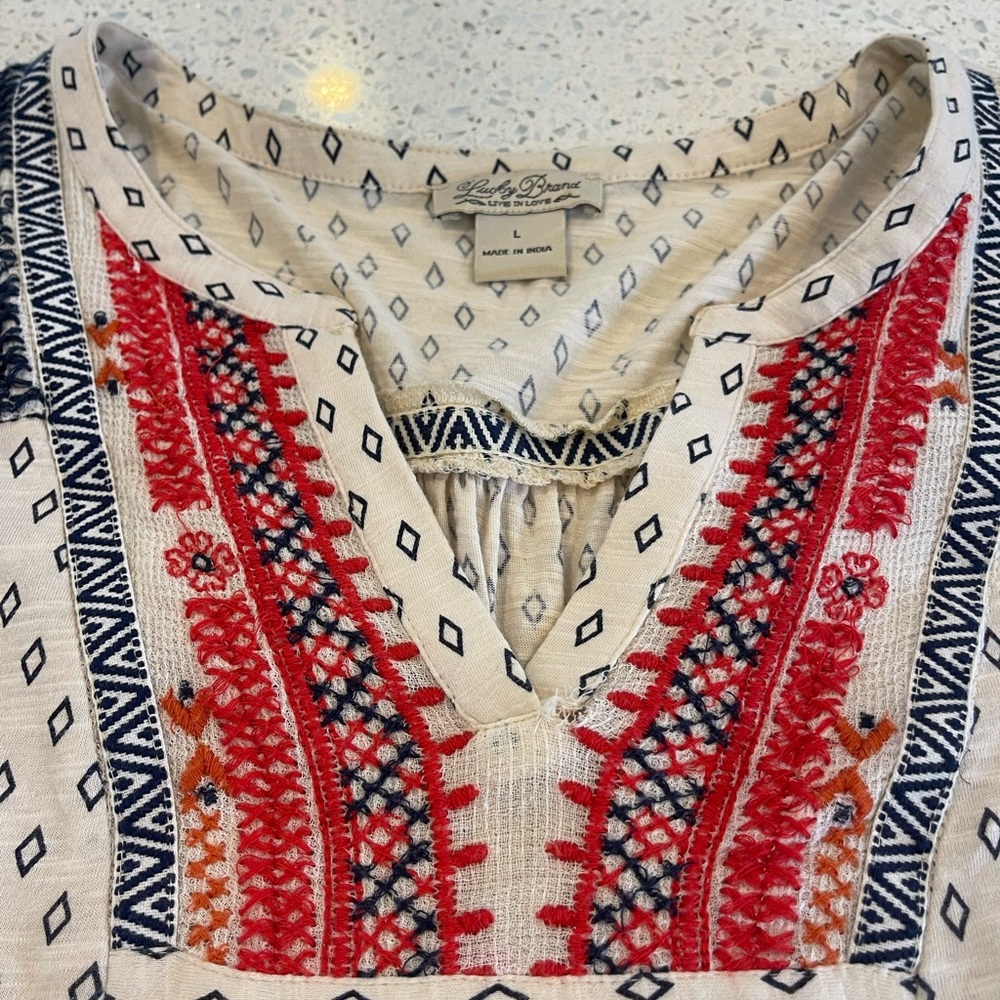 Lucky brand vintage sale top- like new condition